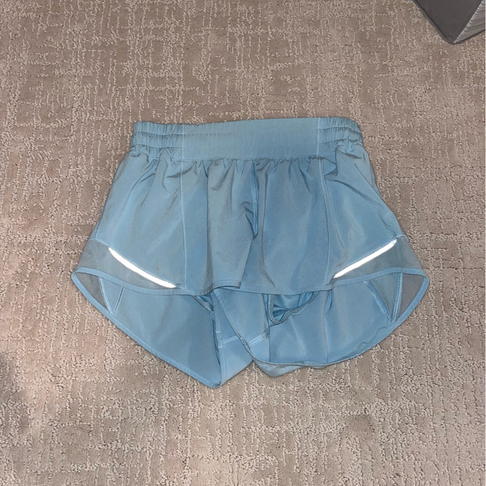 Light blue Lulu speed shorts